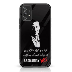 Samsung Galaxy A32 4G - PTI Design 2 Premium Printed Glass soft Bumper shock Proof Case CS-12015