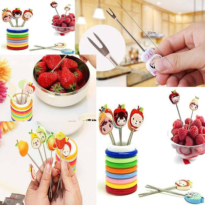 Multi-Color Pen Holder with Cute Character Pens