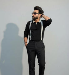 Premium Quality Half Zipper Polo Full Sleeves