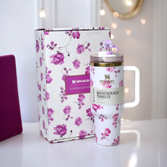 The Stanley x Love Shack Fancy  Quencher 40oz - Ribbon Rosa