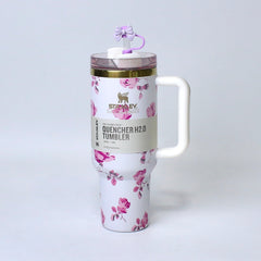 The Stanley x Love Shack Fancy  Quencher 40oz - Ribbon Rosa